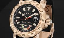 格拉夫-chrono graff-chronograff47毫米玫瑰金黑色表盤