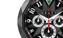 格拉夫-chrono graff-chronograff45毫米類鉆石涂層黑色表盤