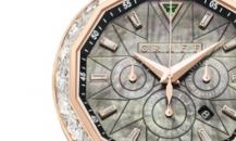 格拉夫-chrono graff-chronograff玫瑰金鉆石黑色珍珠母貝表盤