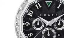 格拉夫-chrono graff-chronograff白金鉆石黑色表盤