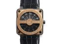 柏萊士-AVIATION-br 01-92 compass  pink gold&carbon
