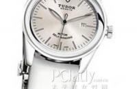 帝舵-駿鈺-53010w-White patent leather strap