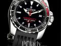 帝舵-海洋王子型-20060n-Rubber black bracelet