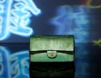 香奈兒經典手工刺繡亮片口蓋包