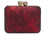 杜嘉班納Dolce & Gabbana 2011早春度假系列紅色蕾絲晚宴包