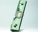 羅杰·維威耶Roger Vivier 2011春夏綠色鑲珠片蟲“Tube Bugs”手包