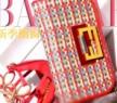 芬迪2011春夏新款時尚雜志推薦款模特走秀款多彩女士手袋
