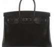 愛馬仕限量版黑色Box皮So Black Birkin 35CM 手提袋
