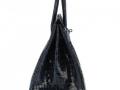 愛馬仕限量現貨藍色鱷魚皮銀扣Birkin 35CM手提袋