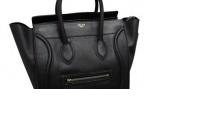思琳2011新款黑色雙手提笑臉包Luggage Mini女士中號手袋