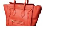 思琳2011新款橘紅色雙手提笑臉包Luggage Mini女士中號手袋