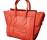 思琳2011新款橘紅色雙手提笑臉包Luggage Mini女士中號手袋