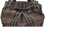 博柏利/巴寶莉套染格紋配鎖鏈飾邊NICOLSON bag
