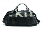 DKNY09春夏系列黑色帆布包