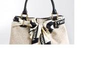 DKNY09春夏系列米色手提包