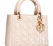 迪奧LADY DIOR 米黃色手提包