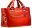 思琳紅色羔羊皮Boogie bag