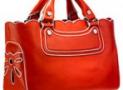 思琳紅色羔羊皮Boogie bag