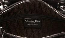 迪奧Lady Dior Cannage圖案手提包