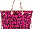 路易威登09春夏Monogram Graffiti帆布系列Neverfull大號手袋