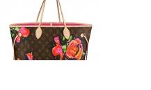 路易威登Monogram玫瑰印花中號Neverfull