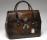 古馳-1921 collection- 泥黃色真皮手提旅行包，配鑰匙扣和帶“G.Gucci Firenze 1921”草體字金屬牌的標識牌