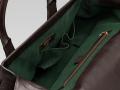 古馳-1921 collection- 泥黃色真皮手提旅行包，配鑰匙扣和帶“G.Gucci Firenze 1921”草體字金屬牌的標識牌