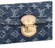 路易威登Monogram Denim帆布系列Aeelia錢包