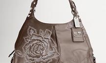 蔻馳New MADISON鮮花刺繡特大號MAGGIE手袋