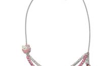SWAROVSKI HELLO KITTY 粉色水晶項鏈 - 施華洛世奇