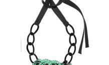 Marni 綠色花朵裝飾項鏈 - 瑪尼