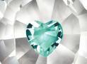 SWAROVSKI Neon Mint Heart Pendant 水晶鏈墜 - 施華洛世奇