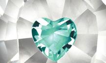 SWAROVSKI Neon Mint Heart Pendant 水晶鏈墜 - 施華洛世奇