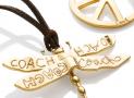 Coach 真皮吊繩墜飾項鏈 - 蔻馳