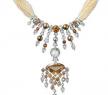 Cartier2010高級珠寶系列白金鑲鉆石及珍珠項鏈 - 卡地亞