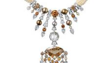 Cartier2010高級珠寶系列白金鑲鉆石及珍珠項鏈 - 卡地亞