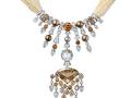 Cartier2010高級珠寶系列白金鑲鉆石及珍珠項鏈 - 卡地亞
