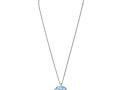 SWAROVSKI 施華洛世奇天藍色環狀水晶掛墜項鏈 - 施華洛世奇
