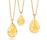 蒂芙尼Elsa Peretti?艾爾莎·柏瑞蒂 Diamonds By The Yard? 18K金鑲梨形切割黃鉆吊墜 - 蒂芙尼