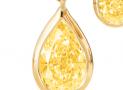 蒂芙尼Elsa Peretti?艾爾莎·柏瑞蒂 Diamonds By The Yard? 18K金鑲梨形切割黃鉆吊墜 - 蒂芙尼