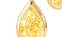 蒂芙尼Elsa Peretti?艾爾莎·柏瑞蒂 Diamonds By The Yard? 18K金鑲梨形切割黃鉆吊墜 - 蒂芙尼