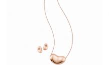 蒂芙尼Elsa Peretti?艾爾莎·柏瑞蒂 Bean? 18K 金吊墜和耳環 - 蒂芙尼