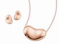蒂芙尼Elsa Peretti?艾爾莎·柏瑞蒂 Bean? 18K 金吊墜和耳環 - 蒂芙尼