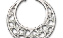 SWAROVSKI 施華洛世奇桃心鏤空耳環 - 施華洛世奇