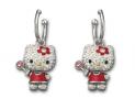 SWAROVSKI HELLO KITTY 穿孔耳環 - 施華洛世奇