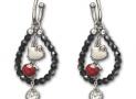 SWAROVSKI HELLO KITTY 穿孔耳環 - 施華洛世奇