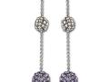 SWAROVSKI 穿孔耳釘 - 施華洛世奇
