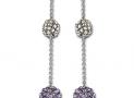SWAROVSKI 穿孔耳釘 - 施華洛世奇