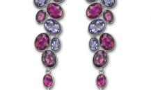 SWAROVSKI PARTY 紅色穿孔耳環 - 施華洛世奇