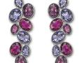 SWAROVSKI PARTY 紅色穿孔耳環 - 施華洛世奇